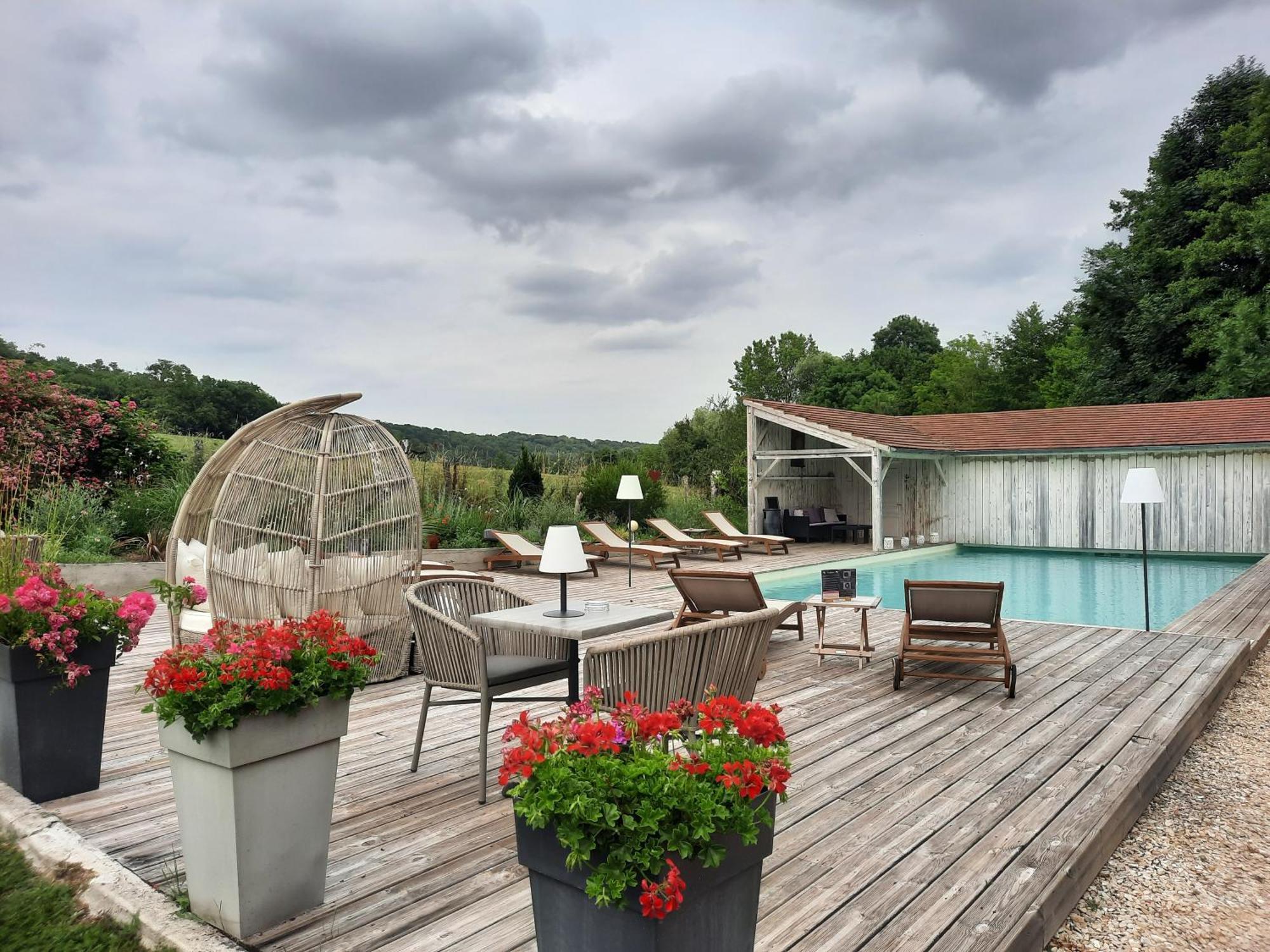 Hotel Charme Au Fil De L'Eau Vendieres Zewnętrze zdjęcie